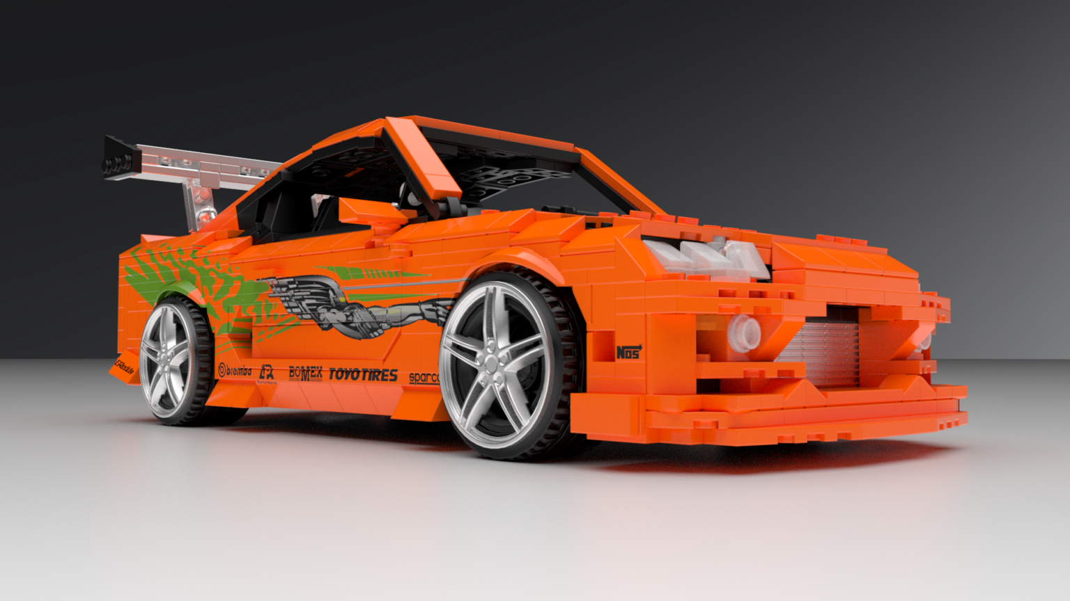 La Toyota Supra Mk Orange De Fast And Furious Existe En Lego