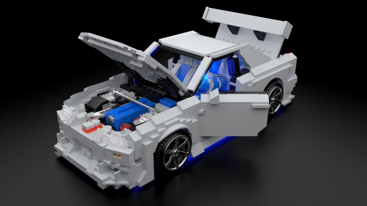 Lego nissan skyline r34