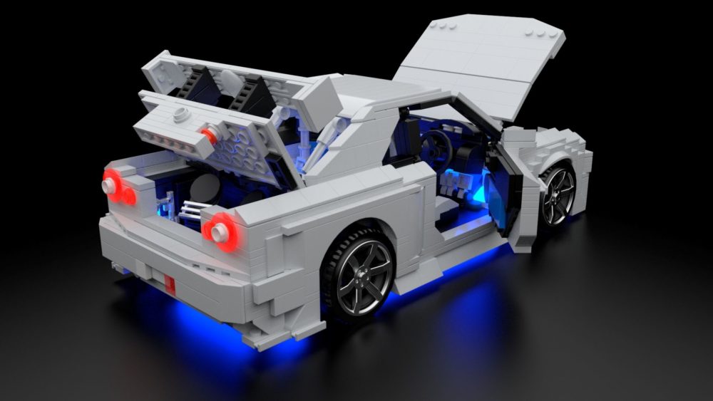 Lego nissan skyline r34